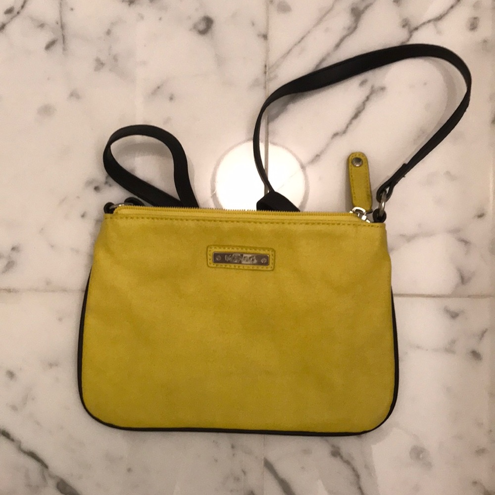 Mango yellow shoulder bag